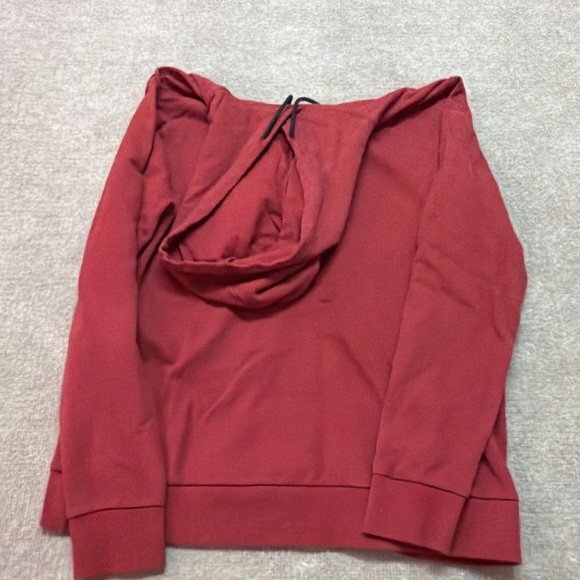 OAKLEY Logo Hoodie — Burgundy / Red — Regular Fit medium 0476 - Picture 4 of 4